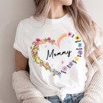 Sweat personnalisé avec 1-10 noms d'enfants Fête des mères Cadeau d'anniversaire pour Grand-mère Maman