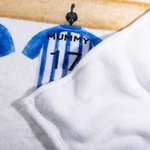 Personalised Football Printed Soft Fleece Family Blanket with 1-6 Names Father's Day Birthday Gift for Him