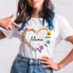 Sweat personnalisé avec 1-10 noms d'enfants Fête des mères Cadeau d'anniversaire pour Grand-mère Maman