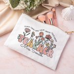 Trousse de maquillage personnalisée avec nom Cadeau d'appréciation pour professeur