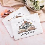 Trousse de maquillage personnalisée avec nom Cadeau d'appréciation pour professeur