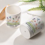 Vaso per piante in ceramica con nome personalizzato Grandma's Garden Butterfly Regali di inaugurazione per la nonna Mamma