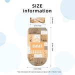 Personalized Cute Bear Name Swaddle Wrap with Bow Baby Shower Birthday Gift for New Born Baby