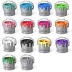 Personligt 3D-utskriftsmålningshink stil pennhållare födelsedag barndag present för målare barn