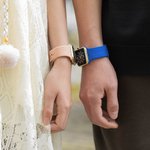 Personalised Infinity Silicone Watch Band with Couple's Name Valentine's Day Anniversary Gift for Apple Samsung