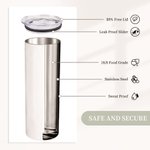 Personalisierte Aquarell Blumen 3D-Effekt Hand in Hand Namen Skinny Becher mit Strohhalm und Pinsel Mutter Geschenk für Mama Oma