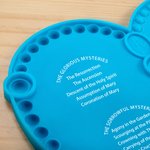 Chapelet interactif en silicone avec coeur personnalisé Outil catholique Cadeau de première communion pour enfant
