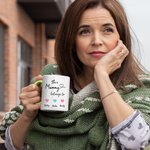 Personalised This Mummy Belongs to Heart 11oz Ceramic Coffee Mug with Kid's Names Mother's Day Father's Day Gift for Family