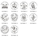 Personalized Dragon Fantasy Novel Book Embosser Stamp with Name Text Birthday Reading Party Gift for Book Dragon Lover