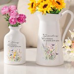 Gepersonaliseerde If Mom Nana Were Fowers I'd Pick You Bloem Keramische Vaas Home Decoratie Moederdagcadeau voor Mam Oma