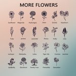 Gepersonaliseerde kolibrie ketting met geboorte bloem verjaardag Moederdag Valentijnsdag cadeau voor vrouwen