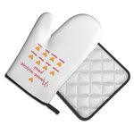 Set di 2 guanti da forno e presine da cucina personalizzati con nome e testo Regalo per la Festa della Mamma per chi ama cucinare