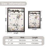 Personalizado Todo lo que soy es gracias a ti 1-8 Marco de madera para el Día de la Madre Regalo de cumpleaños para mamá Abuela