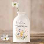 Gepersonaliseerde If Mom Nana Were Fowers I'd Pick You Bloem Keramische Vaas Home Decoratie Moederdagcadeau voor Mam Oma