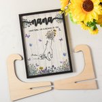 Personalizado Todo lo que soy es gracias a ti 1-8 Marco de madera para el Día de la Madre Regalo de cumpleaños para mamá Abuela