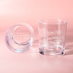 Verre à Whisky 295ml Personnalisé avec Texte Manuscrit Gravé Cadeau Anniversaire Fête des Pères pour Homme Amateur de Liqueur