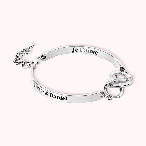Bracelets En Silicone Personnalisables Avec Clip - Cadeau Nominatif Pour Poussette, Sac, Sécurité Enfant