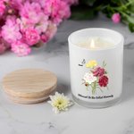 Personalisierte Gesegnet zu sein genannt Schmetterling Bouquet Name Kerze Glas mit Deckel Muttertag Geburtstag Geschenk für Mama Oma