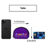 Porte-Monnaie pour Enfant Personnalisé avec Nom et Texte Optionnel Cadeau Anniversaire pour Garçon Fille