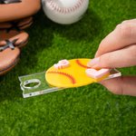 Personalisierte Acryl Baseball Softball 3D Topper mit Nummer für Stanley Tumbler Zubehör Geburtstag Geschenk für Familie Freund