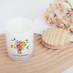 Personalisierte Gesegnet zu sein genannt Schmetterling Bouquet Name Kerze Glas mit Deckel Muttertag Geburtstag Geschenk für Mama Oma