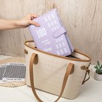 Personalized 100 Envelopes Money Saving Challenge Leather Binder with Name Card Slot and Stickers Gift for Couples