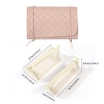 Sac de Maquillage Suspendu Personnalisé avec Fleur de Naissance et Nom Accessoire de Vogage Cadeau Fête des Mères pour Femmes