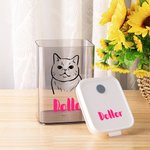 Pot de conservation personnalisé avec portrait et nom de l'animal de compagnie pour l'amoureux des animaux de compagnie