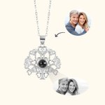 Personalised Love Tree of Life Projection Necklace with 100 Languages I Love You Birthday Valentine's Day Gift for Women