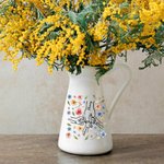 Vase en Céramique Personnalisé avec 1-9 Noms d'Enfants Cadeau Fête des Mères Famille pour Maman Grand-Mère