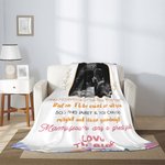 Gepersonaliseerde Zwangere Mama Zachte Fleece Blanke met Naam Foto Verjaardag Moederdag Cadeau voor Nieuwe Moeder