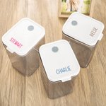 Gepersonaliseerd Clear Pet Treat Jar met foto en naam Verjaardagscadeau voor Pet Mama Papa Pet Lover