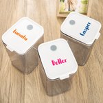 Pot de conservation personnalisé avec portrait et nom de l'animal de compagnie pour l'amoureux des animaux de compagnie