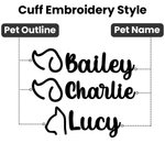 Sweat-shirt à capuche brodé avec le nom de l'animal de compagnie Cadeau pour l'amoureux de l'animal de compagnie