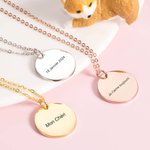 Collier avec Photo Personnalisée Pendentif de Portrait Visage de Votre Animal de Compagnie Cadeau d'Anniversaire pour Amoureux des Animaux