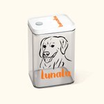 Pot de conservation personnalisé avec portrait et nom de l'animal de compagnie pour l'amoureux des animaux de compagnie