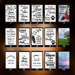 Personalized Memorial LED Light Lantern with Message and Photo Sympathy Bereavement Gift for Family Friend