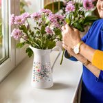 Vase en Céramique Personnalisé avec 1-9 Noms d'Enfants Cadeau Fête des Mères Famille pour Maman Grand-Mère