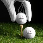 Personalisierte Forever Golfball mit Text und Datum Hochzeit Verlobung Geschenk für Mann Golfliebhaber