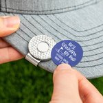Personalizzato Best Grandpa Papa by Par Golf Ball Marker Magnetic Hat Clip con nome Regalo di compleanno per la festa del papà per gli appassionati di