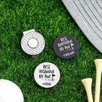 Personalizado Mejor Esposo Por Par Golf Ball Marker Magnético Hat Clip con Nombre Día de San Valentín Cumpleaños Regalo para Golf Enthusiast