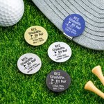Personalizzato Best Grandpa Papa by Par Golf Ball Marker Magnetic Hat Clip con nome Regalo di compleanno per la festa del papà per gli appassionati di
