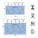 Personalized Ballet Dance Positions & Movements Tin Sign Plaque Decorative Wall Art Birthday Gift for Ballerina Ballet Lovers