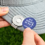 Personalizado Mejor Esposo Por Par Golf Ball Marker Magnético Hat Clip con Nombre Día de San Valentín Cumpleaños Regalo para Golf Enthusiast