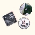 Spilla personalizzata Always By Your Side con testo e foto Regalo commemorativo per matrimonio e cerimonia di laurea