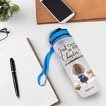 Bottiglia per l'acqua da 32 once con scala graduata Regalo di compleanno per gli amanti dei libri