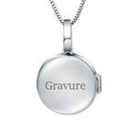 Bijou Personnalisé avec Photo et Gravure Médaillon Photo d'Arbre Généalogique Unique Gravé Cadeau d'Anniversaire pour Famille