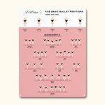 Personalized Ballet Dance Positions & Movements Tin Sign Plaque Decorative Wall Art Birthday Gift for Ballerina Ballet Lovers