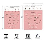 Personalized Ballet Dance Positions & Movements Tin Sign Plaque Decorative Wall Art Birthday Gift for Ballerina Ballet Lovers