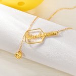 Gepersonaliseerde verstelbare naam Pickleball Lariat peddel en bal ketting verjaardag Gift voor Pickleball liefhebber